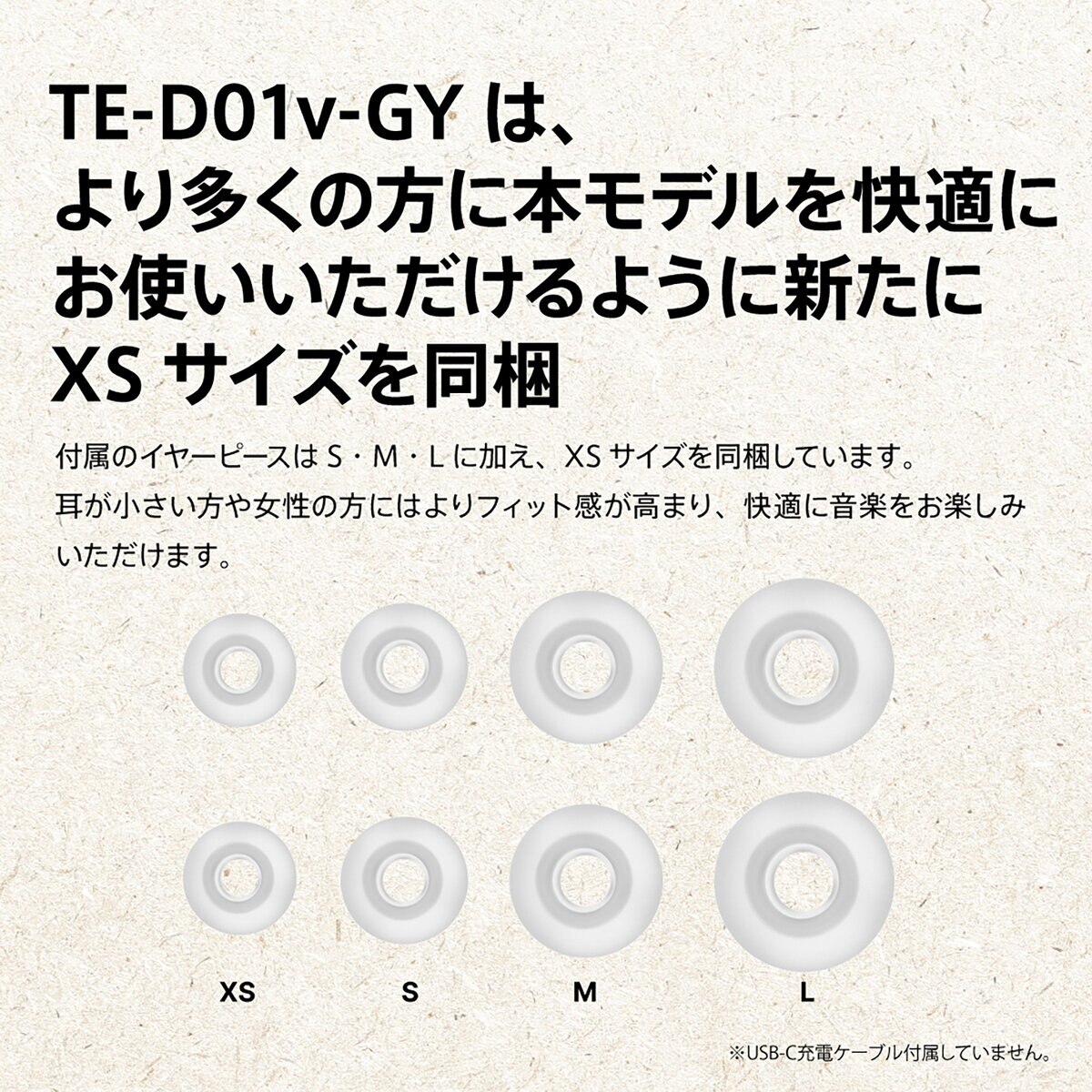 AVIOT 完全ワイヤレスイヤホン TE-D01V-GY EC