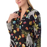 ルームサービス レディース パジャマ ブラック M