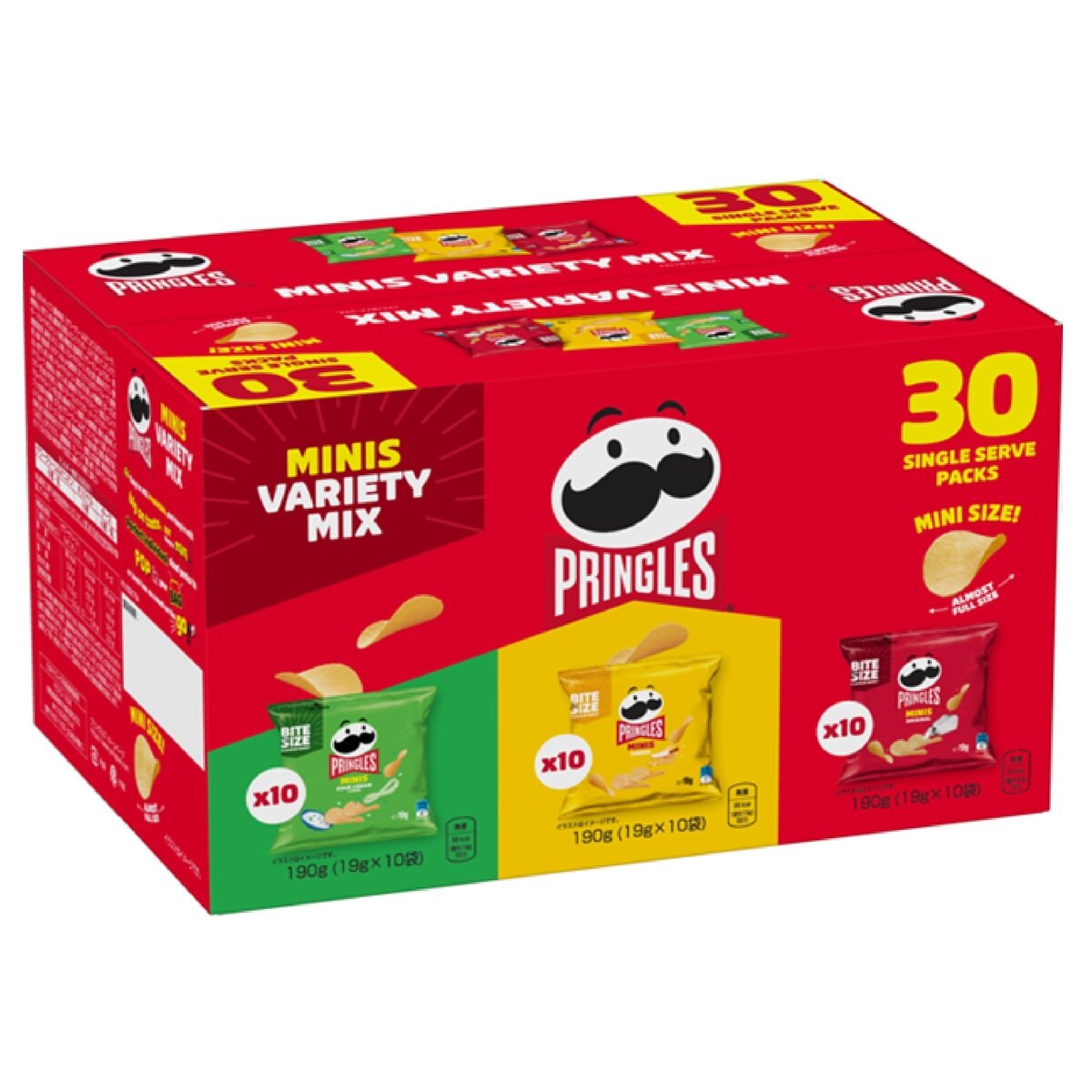 Pringles Minis Chips Variety Mix 19g x 30pc