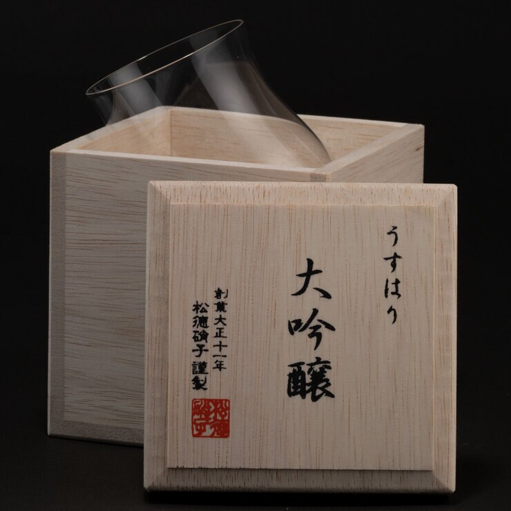 うすはりグラス 大吟醸グラス 木箱入り うすはりグラス 大吟醸グラス 木箱入り